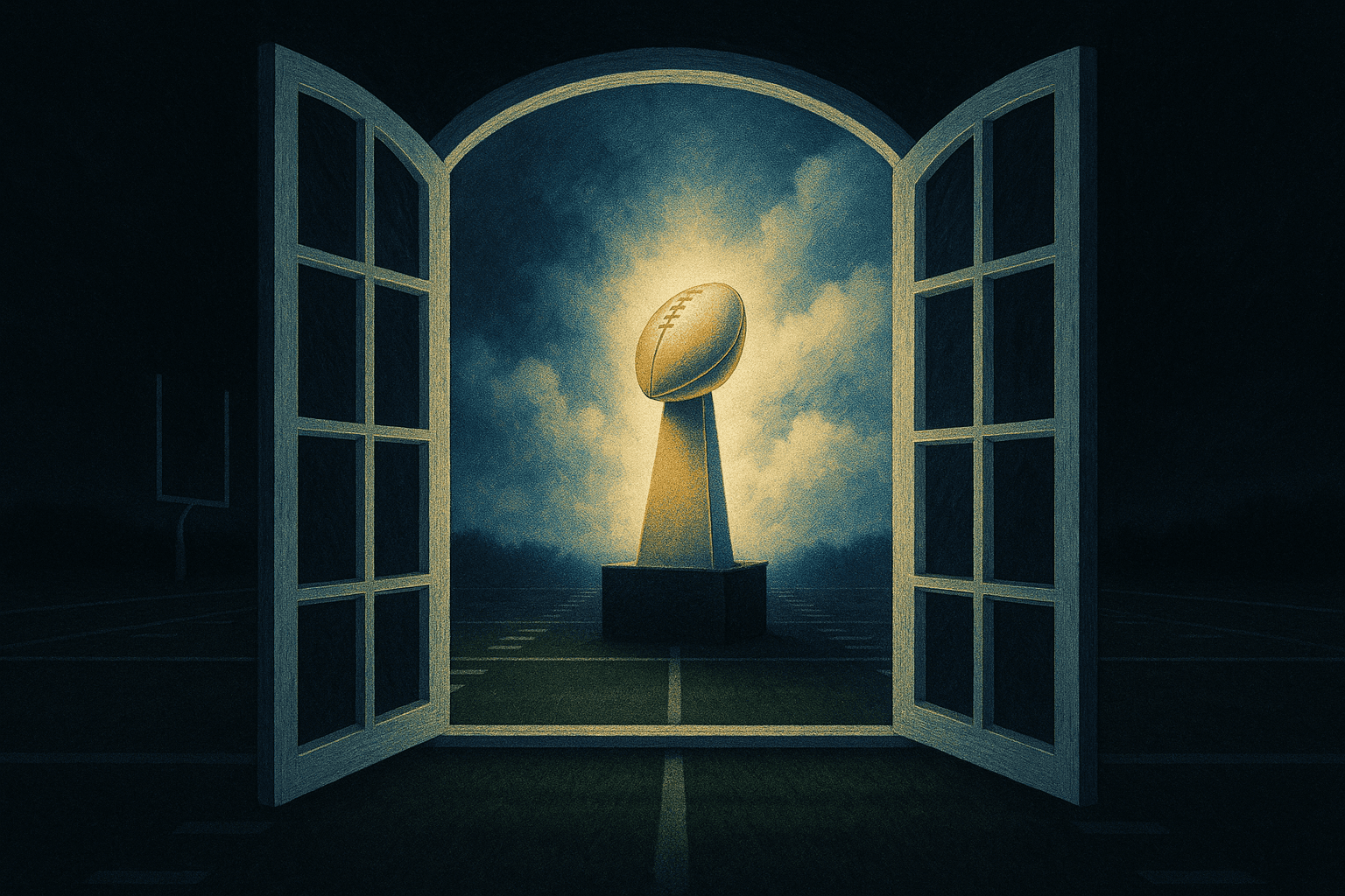 Championship window through open doors